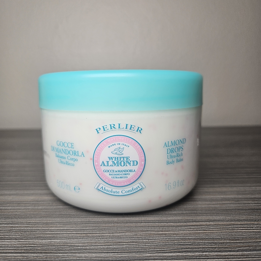 Perlier White Almond Body Balm 16.9oz NEW Ultra Rich Body Balm made in Italy